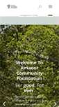 Mobile Screenshot of amadorcommunityfoundation.org